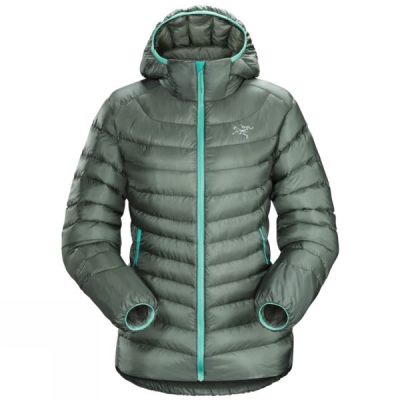 Sudadera Con Capucha Arc'teryx Cerium LT Mujer - Verde - Chile EGC064785